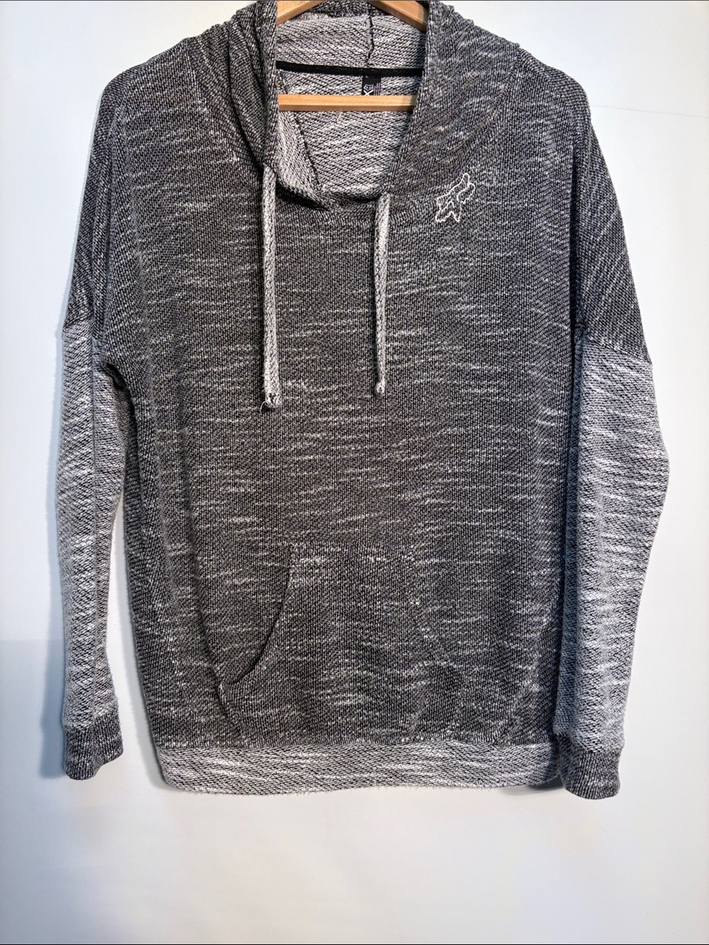 Fox Women’s Heather Gray Pullover Hooded Sweatshirt